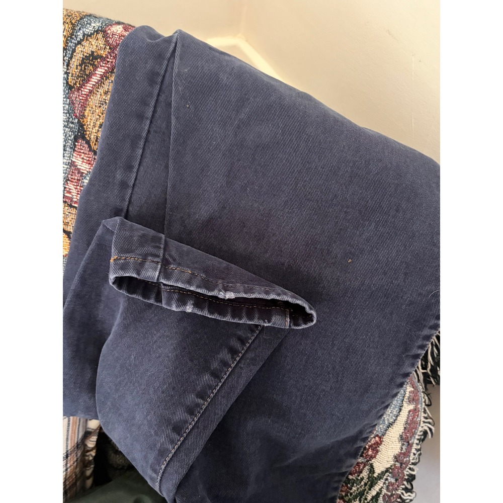 Marithe Francois Girbaud Vintage High Waisted Tapered Leg Jeans Indigo Blue 7/8 - Picture 7 of 8